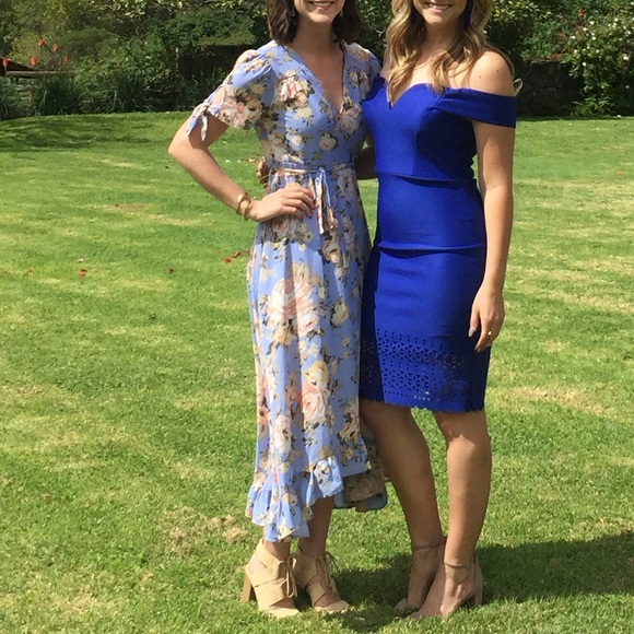 Stunning boutique floral wrap dress XS - Picture 5 of 7